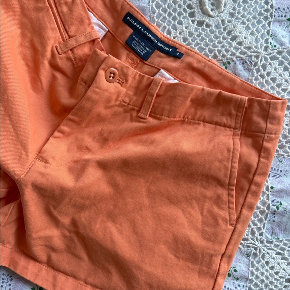 Ralph Lauren Sport orange chino shorts - Picture 5 of 5